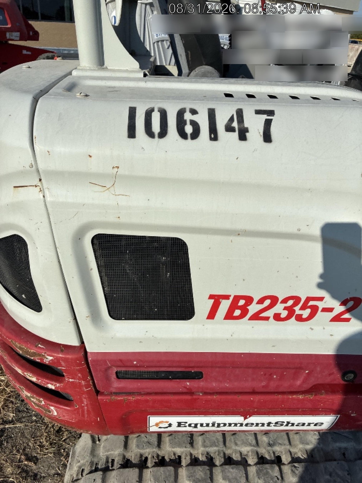2020 Takeuchi TB235-2R Canopy, Rubber Tracks, Manual TAG QC