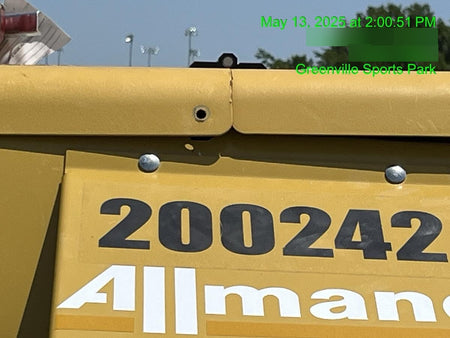 2022 Allmand NLV3GR (4) LED Light Fixture 350W, 23' Vertical Mast, 3kW Prime, Towable, Deep Sea L401, Leveling Jacks, Yanmar T4F 5.8hp