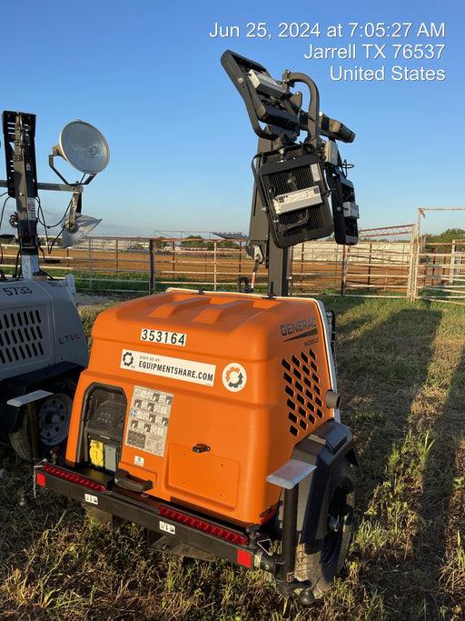 2023 Generac MLT2 Diesel, Flex Switch 120V Input, Powerzone Controller, (4) 320W LED Lights, 4kW Generator, 39.9 Gal Fuel Tank, 2" Ball, T3