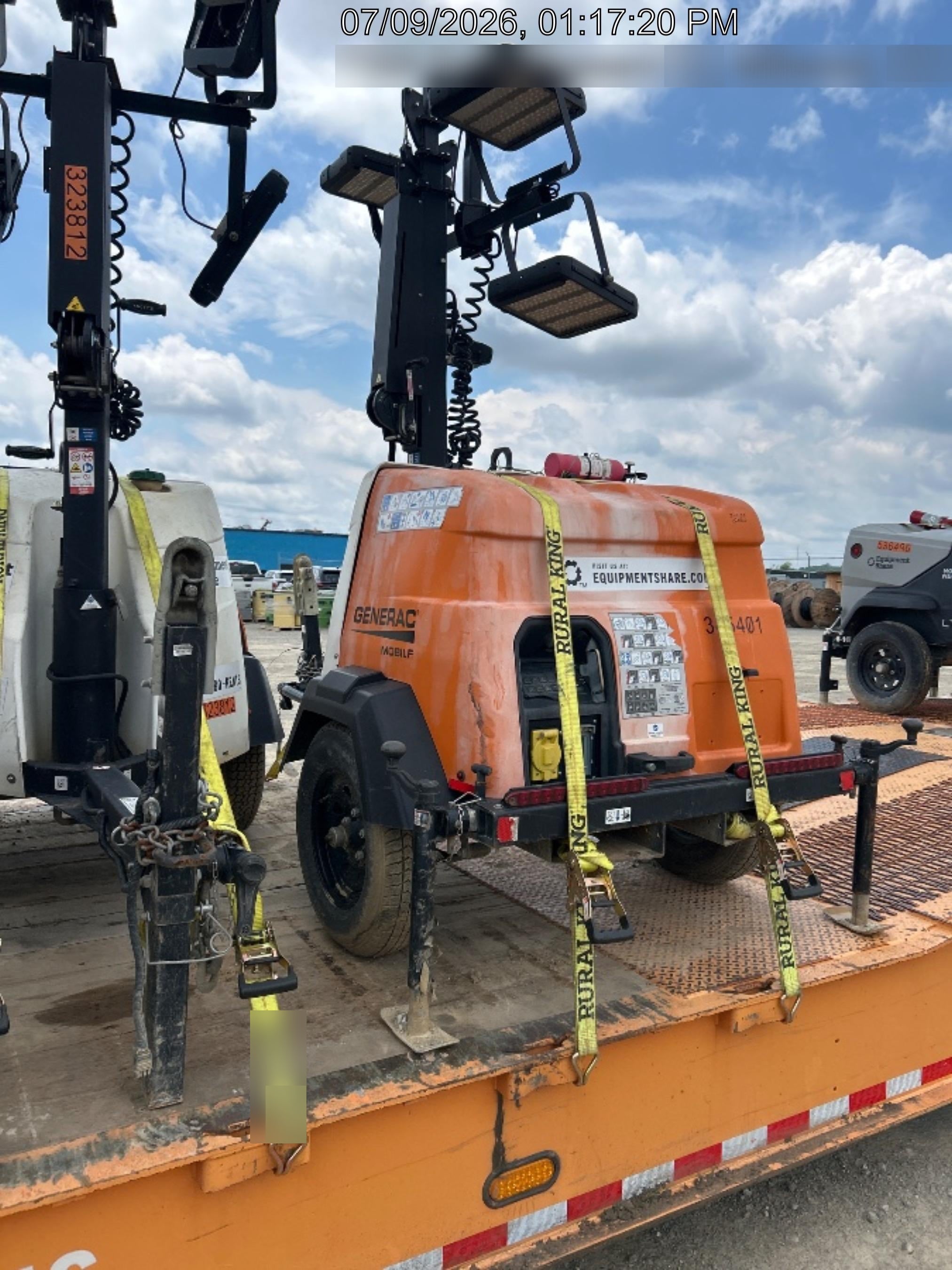 2023 Generac MLT2 Diesel, Flex Switch 120V Input, Powerzone Controller, (4) 320W LED Lights, 4kW Generator, 39.9 Gal Fuel Tank, 2" Ball, T3