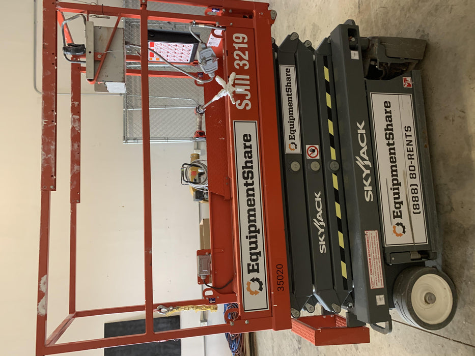 2019 Skyjack SJIII-3219 Standard Options, Trojan Batteries