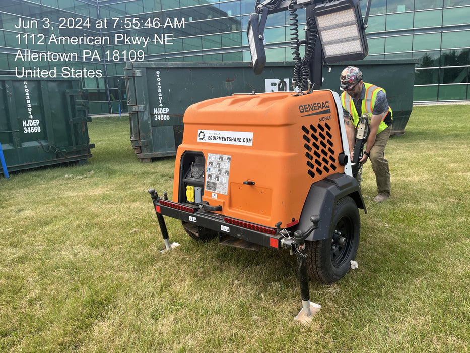 2023 Generac MLT2 Diesel, Flex Switch 120V Input, Powerzone Controller, 
(4) 320W LED Lights, 4kW Generator, 39.9 Gal Fuel Tank, 2" Ball, T3
