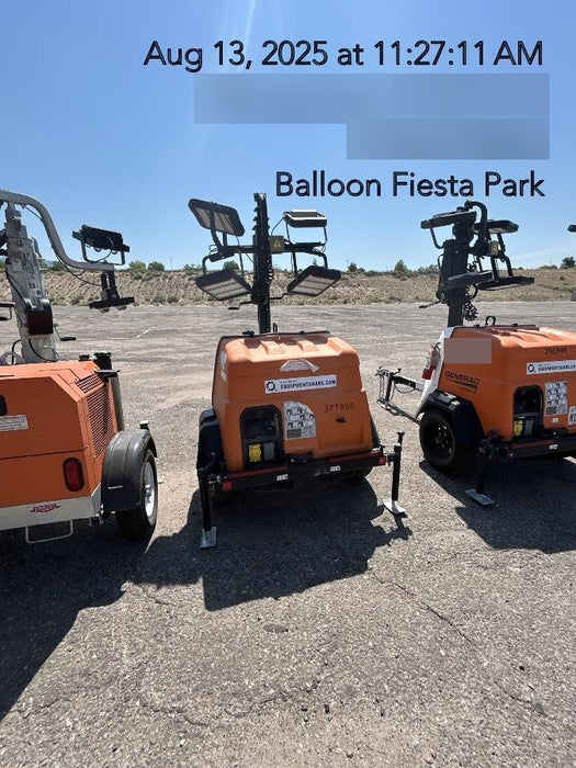 2023 Generac MLT2 Diesel, Flex Switch 120V Input, Powerzone Controller, 
(4) 320W LED Lights, 4kW Generator, 39.9 Gal Fuel Tank, 2" Ball, T3