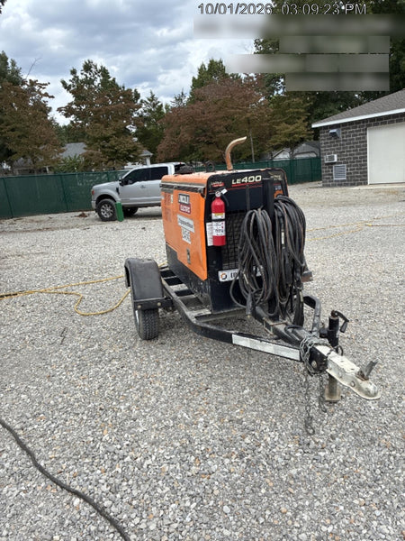 2022 Lincoln Electric LE400 Kubota V1505, Trlr, Cable Rack, Light Kit, ES Decals, T3