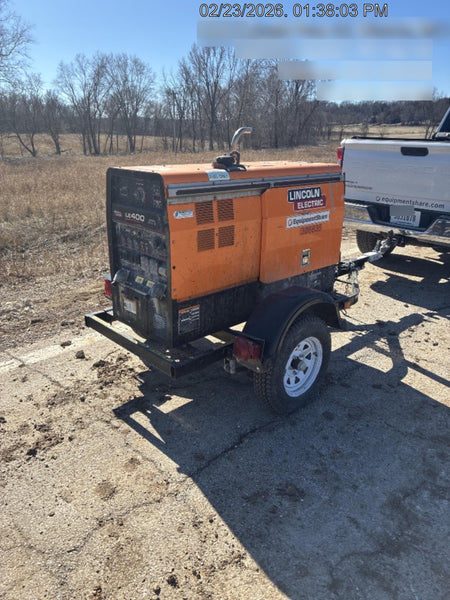 2023 Lincoln Electric LE400 Kubota V1505, Trlr, Cable Rack, Light Kit, ES Decals, T3