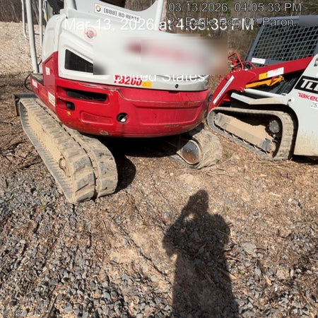 2019 Takeuchi TB260 Takeuchi TB260 Canopy w/Rubber Tracks, Auxiliary Hydraulics, Standard Blade, Manual QC, 12 / 18 / 24" Buckets, Hydraulic Thumb Installed