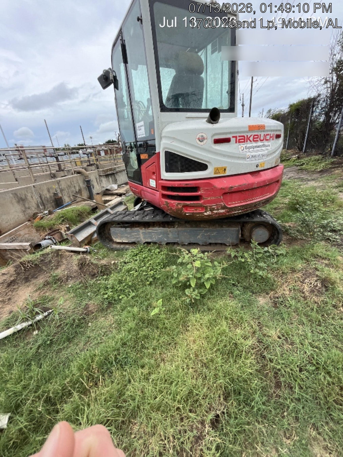 2020 Takeuchi TB250-2C Cab/Heat/Air, Rubber Tracks, Manual TAG QC