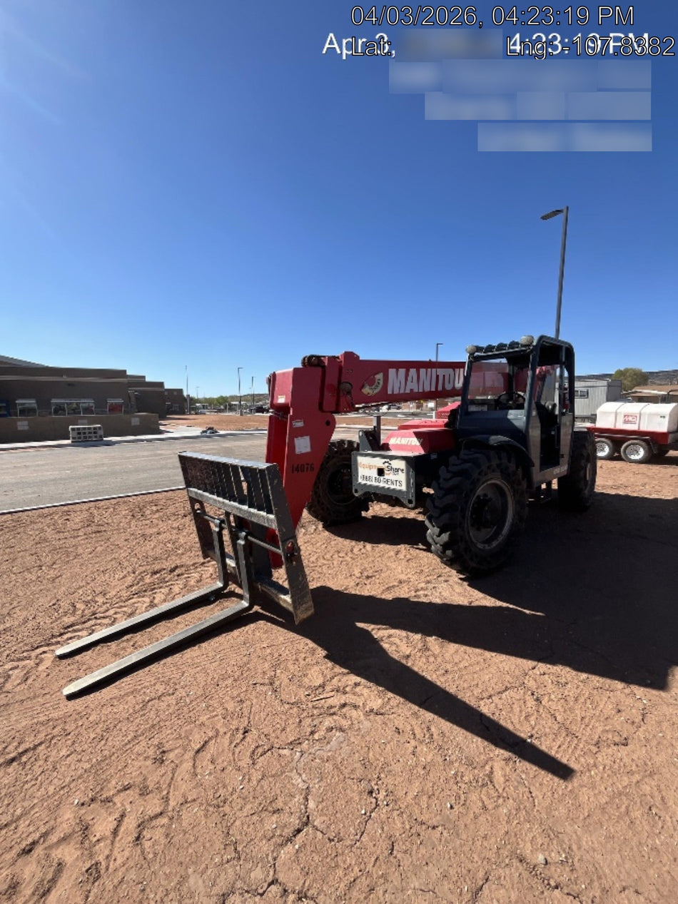 2019 Manitou MTA8044 MTA 8044 - 74 HP T4, Canopy, Worklights/Strobe, Beacon, 66" Carriage, 48" Forks, Solid Tires, Lift Hook, Aux Hydraulics