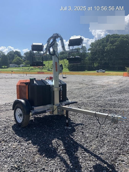 2025 Wanco WLTT-4MM4K Diesel, Mitsubishi L2E, 9.0HP @1800 rpm, Deep Sea Controller, Shore Power Plug, Auto Start, (4) 350W LED Floodlights, 4kW Generator, 60 Gal Fuel Tank, 2" Ball, T3