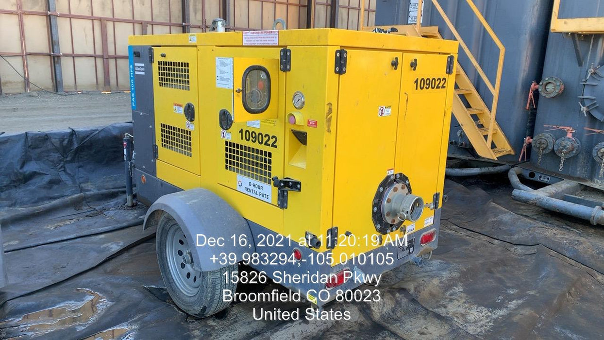 2020 ATLAS COPCO PAS 100 HF CS Enclosed