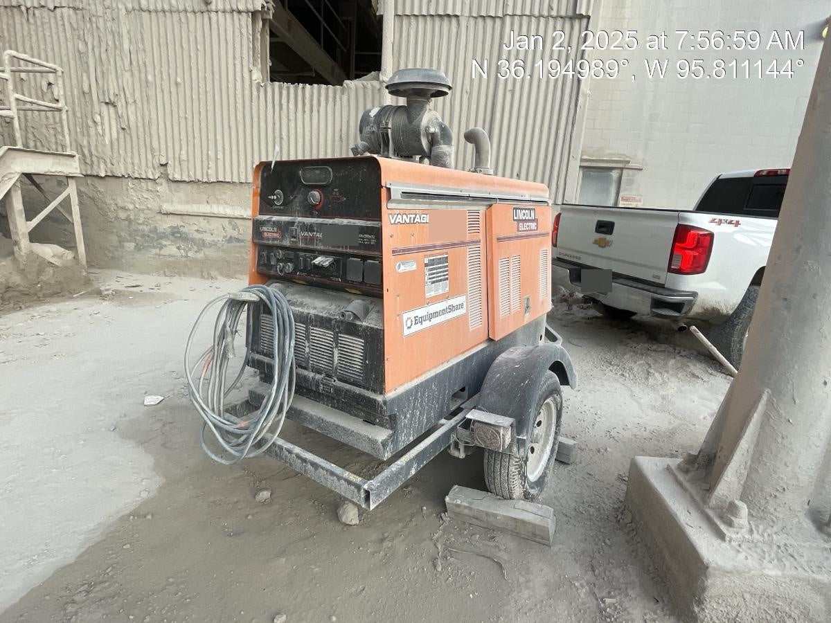 2021 Lincoln Electric Vantage 549X Ready Pak 3, ORANGE (includes trailer, cable rack, fender light kit)