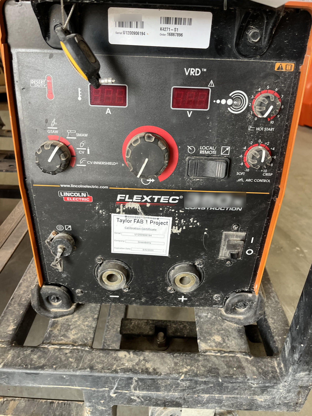 2020 LINCOLN ELECTRIC FLEXTEC 350X