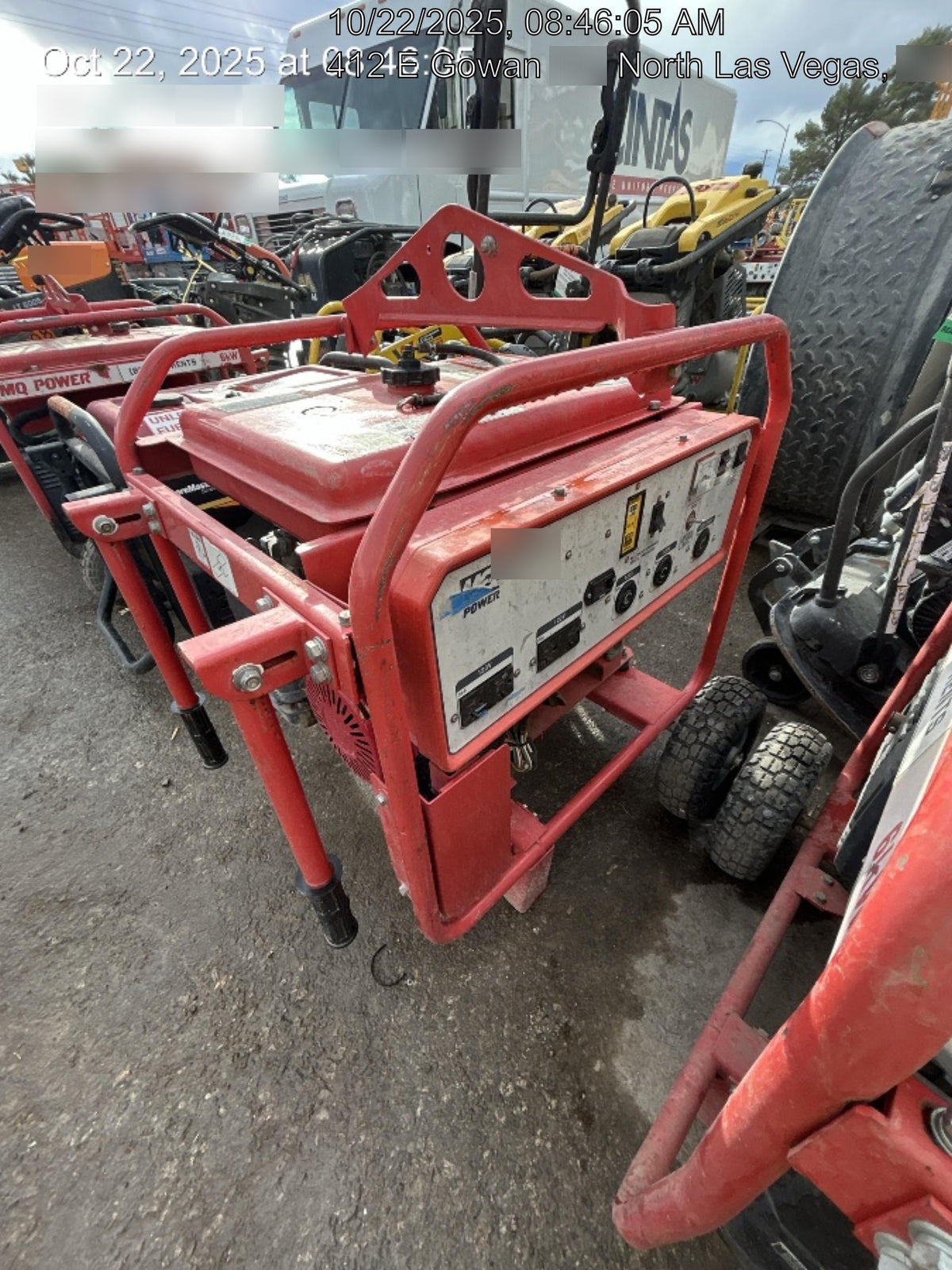 2020 Multiquip GA6HR Gen 6kW Honda GX340 GFCI Wheel Kit