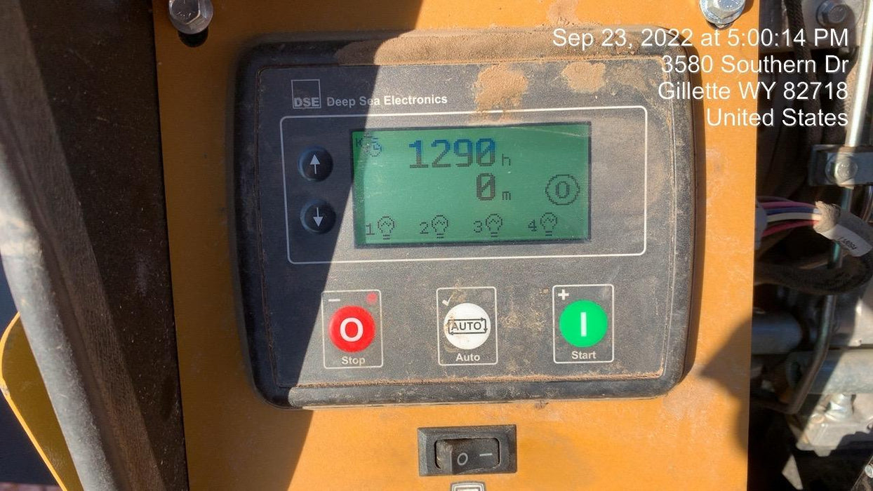 2022 Allmand NLV3GR (4) LED Light Fixture 350W, 23' Vertical Mast, 3kW Prime, Towable, Deep Sea L401, Leveling Jacks, Yanmar T4F 5.8hp