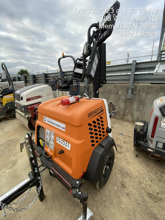 2023 Generac MLT2 Diesel, Flex Switch 120V Input, Powerzone Controller, (4) 320W LED Lights, 4kW Generator, 39.9 Gal Fuel Tank, 2" Ball, T3