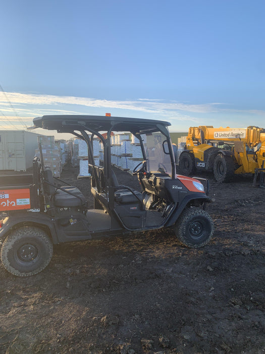 2022 Kubota RTV-X1140W-H Plastic Canopy, Windshield Acrylic Clear, LED Strobe Light, Wire Harness Kit, Back up Alarm