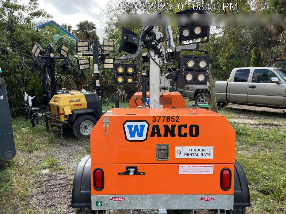 2023 Wanco WLTT-4MM4K Diesel, Deep Sea Controller, Shore Power Plug, Auto Start, (4) 350W LED Floodlights, 4kW Generator, 60 Gal Fuel Tank, 2" Ball, T3