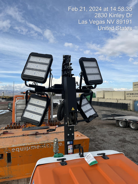 2023 Generac MLT2 Diesel, Flex Switch 120V Input, Powerzone Controller, 
(4) 320W LED Lights, 4kW Generator, 39.9 Gal Fuel Tank, 2" Ball, T3