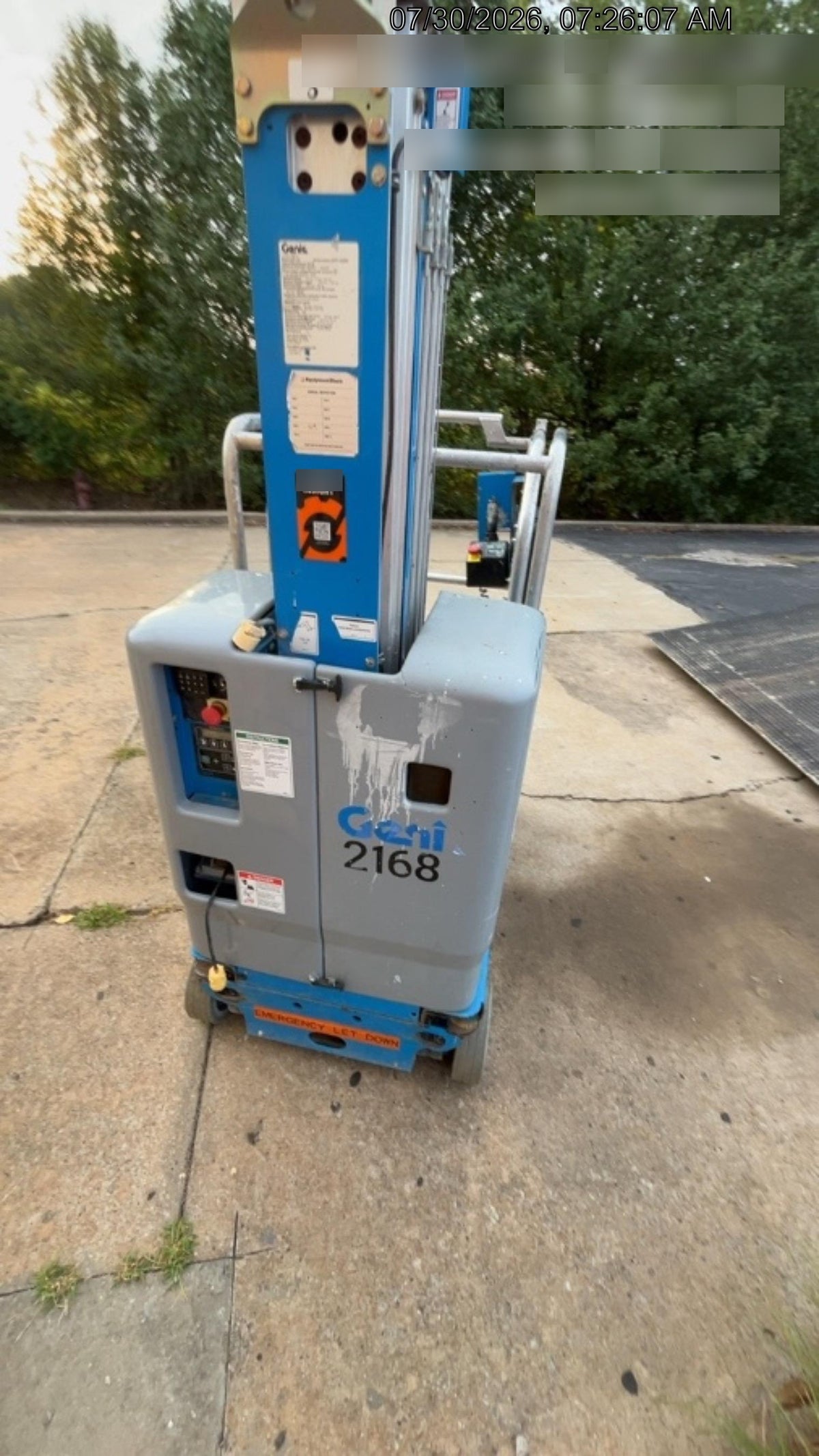 2016 GENIE GR-20