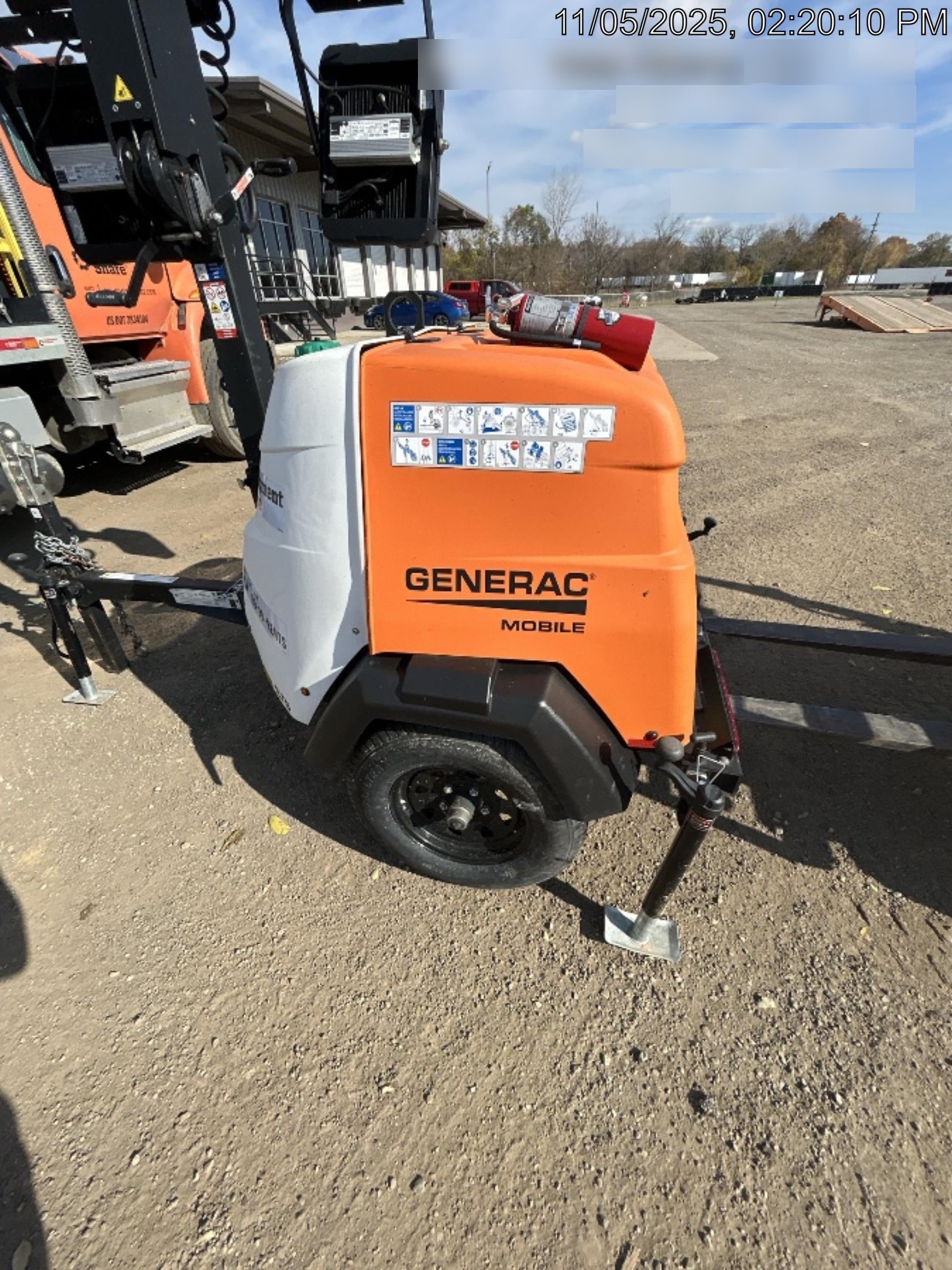 2024 Generac MLT2 Diesel, Flex Switch 120V Input, Powerzone Controller, 
(4) 320W LED Lights, 4kW Generator, 39.9 Gal Fuel Tank, 2" Ball, T3