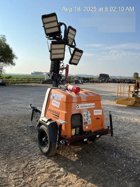 2023 Generac MLT2 Diesel, Flex Switch 120V Input, Powerzone Controller, (4) 320W LED Lights, 4kW Generator, 39.9 Gal Fuel Tank, 2" Ball, T3