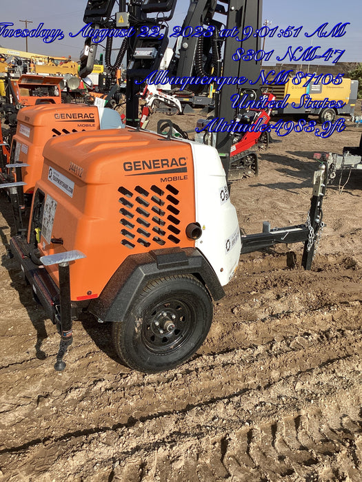 2023 Generac MLT2 Diesel, Flex Switch 120V Input, Powerzone Controller, (4) 320W LED Lights, 4kW Generator, 39.9 Gal Fuel Tank, 2" Ball, T3
