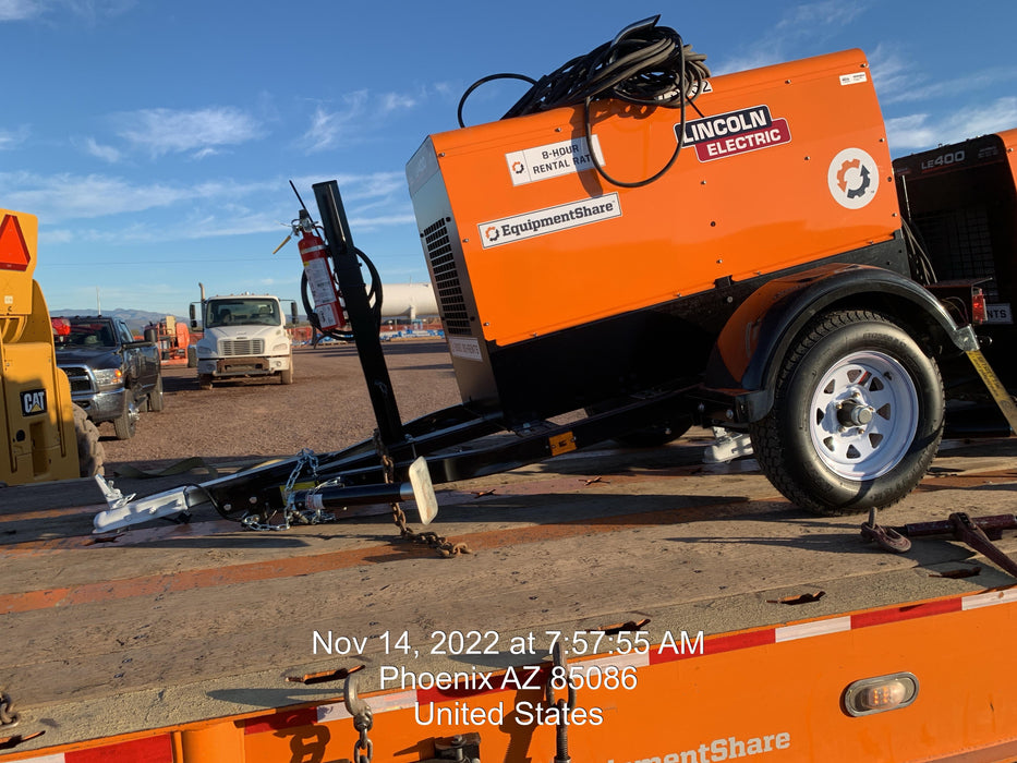 2022 Lincoln Electric LE400 Kubota V1505, Trlr, Cable Rack, Light Kit, ES Decals, T3
