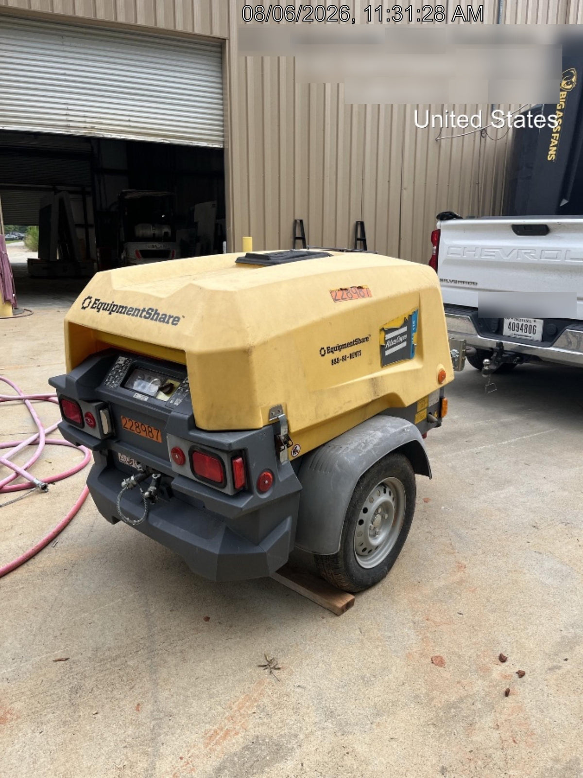 2022 ATLAS COPCO XAS 110
