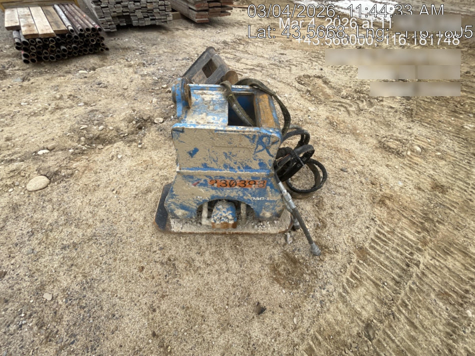 2022 OKADA 12" Plate Compactor - Mini Excavator