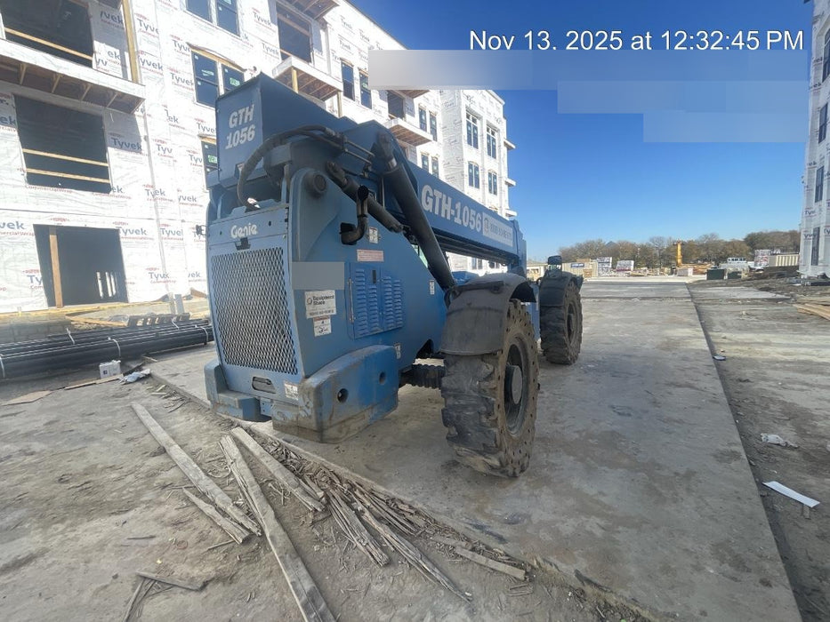 2019 Genie GTH-1056 Cab/Heat/AC, FF Tires, LED Work Lights, Beacon 60" QA Carriage, 60" Forks