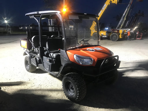 Kubota RTV-X1140W-H Canopy, 4-Seater, Diesel, Windshield Acrylic Clear, Strobe Light, Backup Alarm
