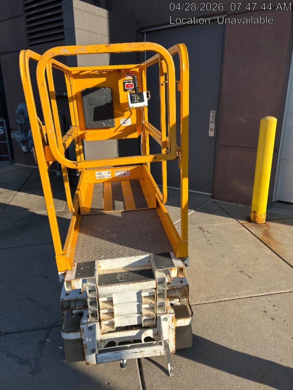 Custom Equipment HB-1430 <ul>
 <li>Hy-Brid Scissor Lift</li>
  <li>Platform capacity up to 670 lbs.</li>
  <li>Working height up to 20 ft</li>
  <li>Weighs under 1,700 lbs.</li>
  <li>Non-marking wheels </li>
</ul>