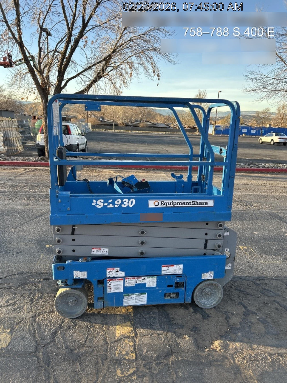 2019 Genie GS-1930 Half Height Swing Gate, 800W Inverter