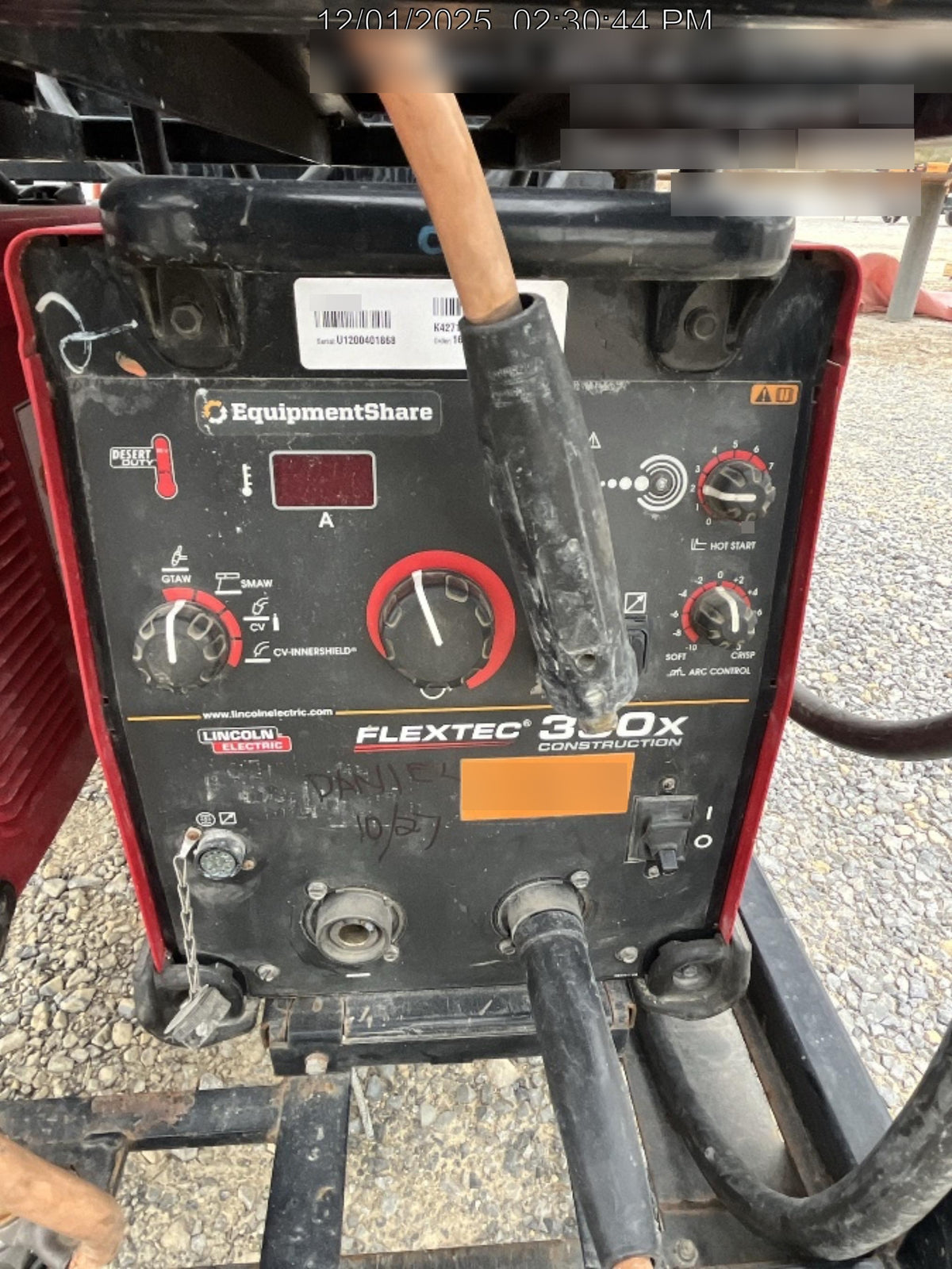 2020 LINCOLN ELECTRIC FLEXTEC 350X