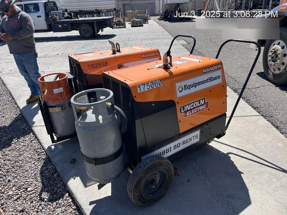 2021 Lincoln Electric Ranger 305 LPG LPG One-Pak (includes undercarriage, tank holder & tank strap) ORANGE