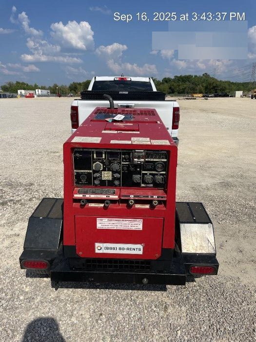 2022 Shindaiwa DGW400MDL Kubota D902 Engine, 23 HP, Dual Op Welder, Wire, Arc, Droop Stick, Tig, and CC Stick Functionality, Simulphase, 3 Phase and 1 Phase Gen Output, Single Axle NB Trlr, Slr Trckl Chrg 12V 12W, Fire Ext