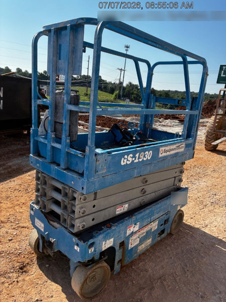 2020 Genie GS-1930 Solid Non Marking Tires, Beacon, Folding rails with half height swing gate