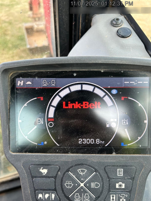 2020 Link-Belt 80X3EX 7'2" ARM, 17.7" rubber tracks, Multi function aux hydraulics