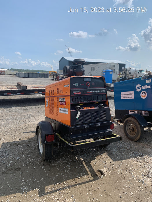 2021 Lincoln Electric Vantage 549X Ready Pak 3, ORANGE (includes trailer, cable rack, fender light kit)
