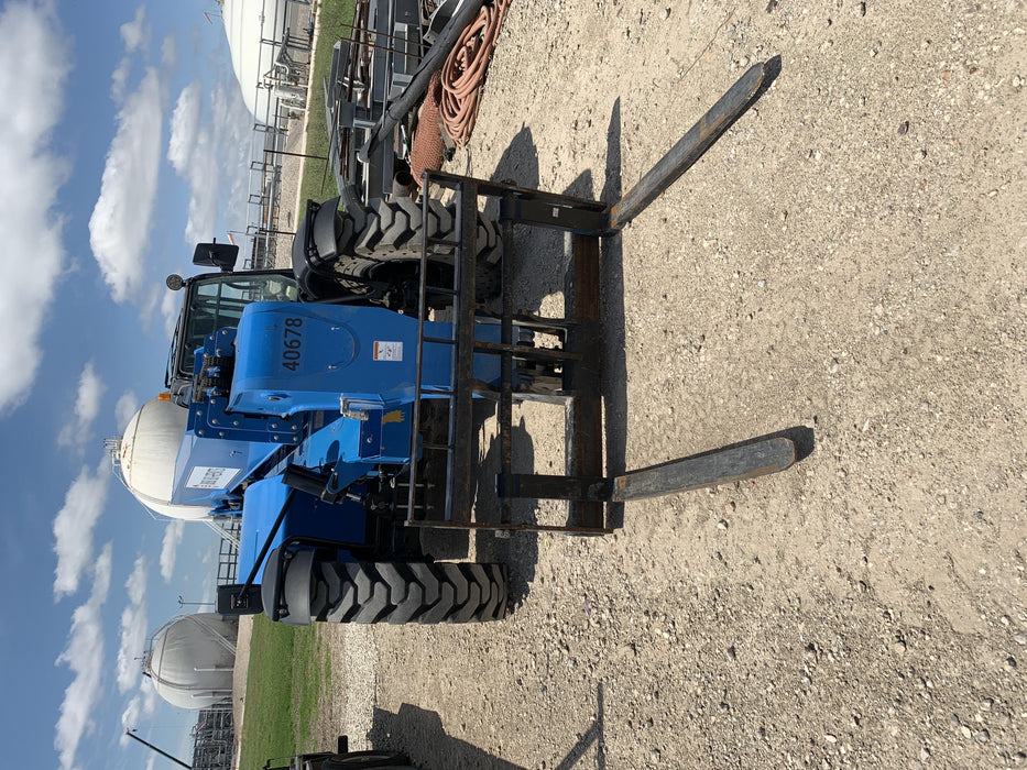 2019 Genie GTH-844 Cab/Heat/AC, Solid RT Tires, LED Work Lights, Beacon 60" QA Carriage, 48" Forks