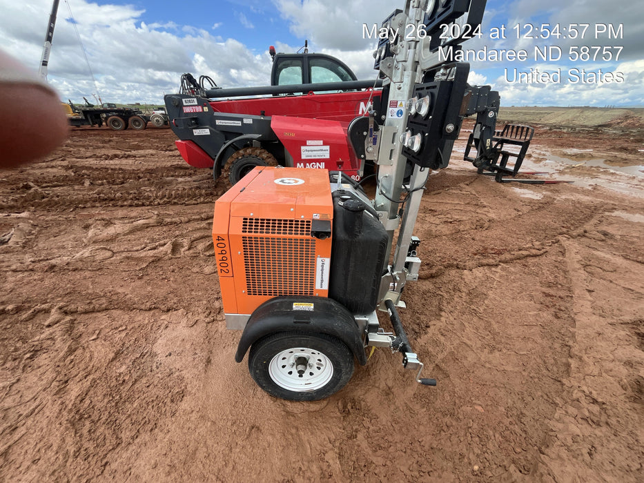 2024 Wanco WLTT-4MM4K Diesel, Deep Sea Controller, Shore Power Plug, Auto Start, (4) 350W LED Floodlights, 4kW Generator, 60 Gal Fuel Tank, 2" Ball, T3