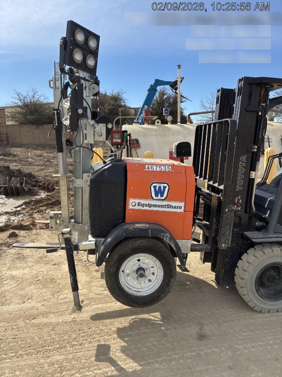 2024 Wanco WLTT-4MM4K Diesel, Deep Sea Controller, Shore Power Plug, Auto Start, (4) 350W LED Floodlights, 4kW Generator, 60 Gal Fuel Tank, 2" Ball, T3