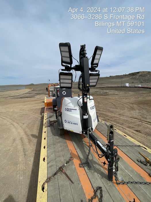 2023 Generac MLT2 Diesel, Flex Switch 120V Input, Powerzone Controller, (4) 320W LED Lights, 4kW Generator, 39.9 Gal Fuel Tank, 2" Ball, T3