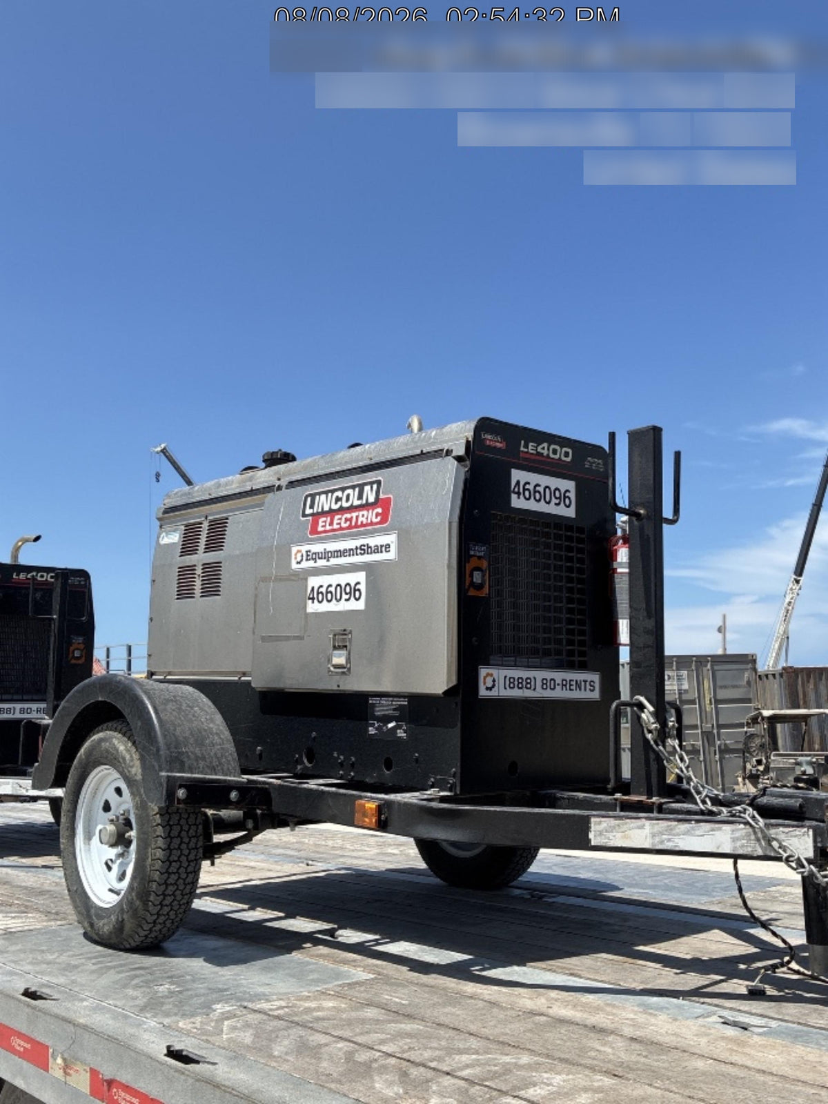 2024 Lincoln Electric LE400 Kubota V1505, Trlr, Cable Rack, Light Kit, ES Decals, T3