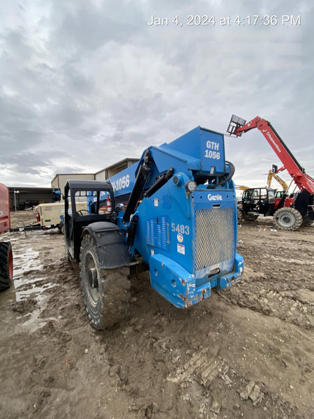 2017 Genie GTH-1056 Genie GTH1056, Solid Tires, 60" carriage, Open ROPS