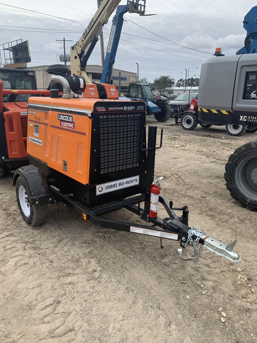 2021 Lincoln Electric Vantage 549X Ready Pak 3, ORANGE (includes trailer, cable rack, fender light kit)