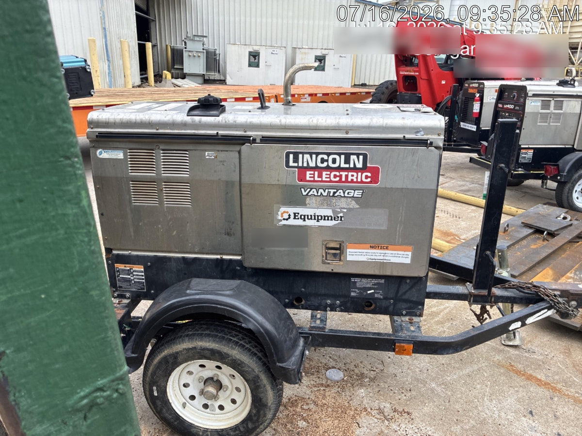 Lincoln Electric Vantage 322 Lincoln Vantage 322 Welder w/Trailer