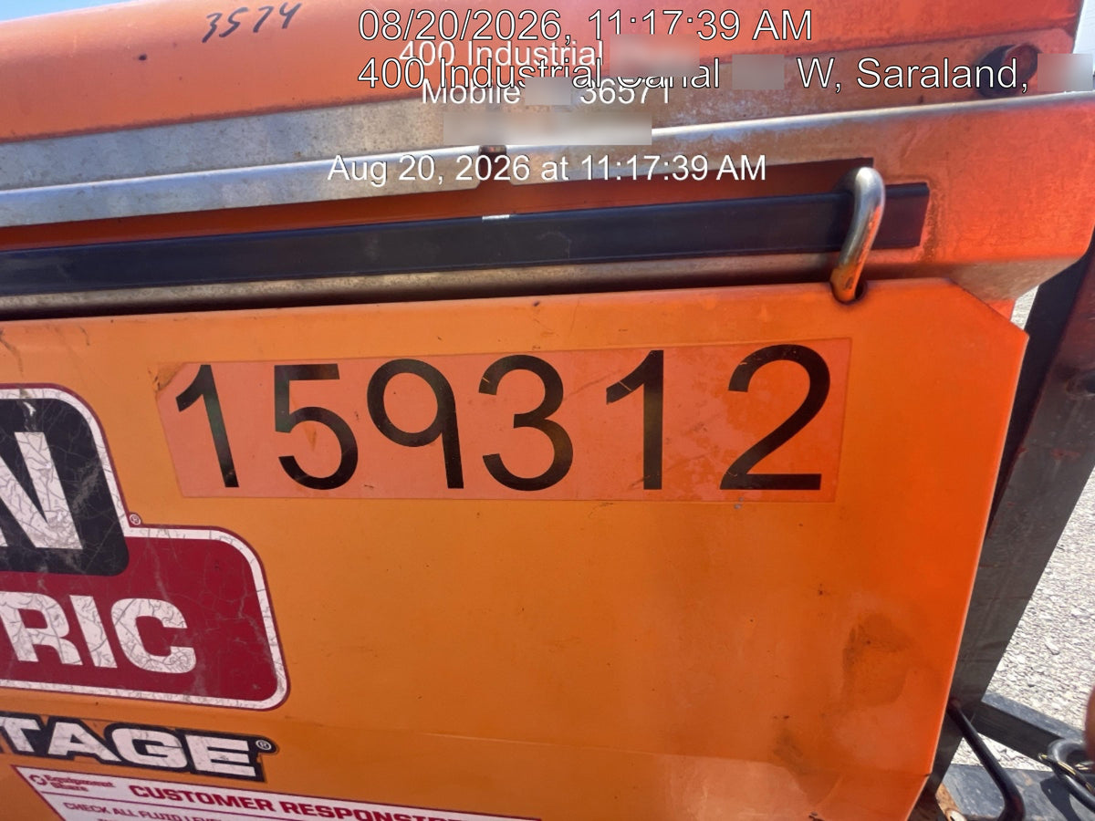 2021 Lincoln Electric Vantage 322 Vantage 322 Ready Pak 3 w/ Decals, ORANGE (includes trailer, cable rack, fender light kit) NO Telematics