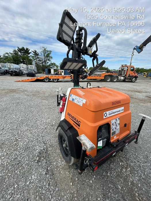 2023 Generac MLT2 Diesel, Flex Switch 120V Input, Powerzone Controller, 
(4) 320W LED Lights, 4kW Generator, 39.9 Gal Fuel Tank, 2" Ball, T3