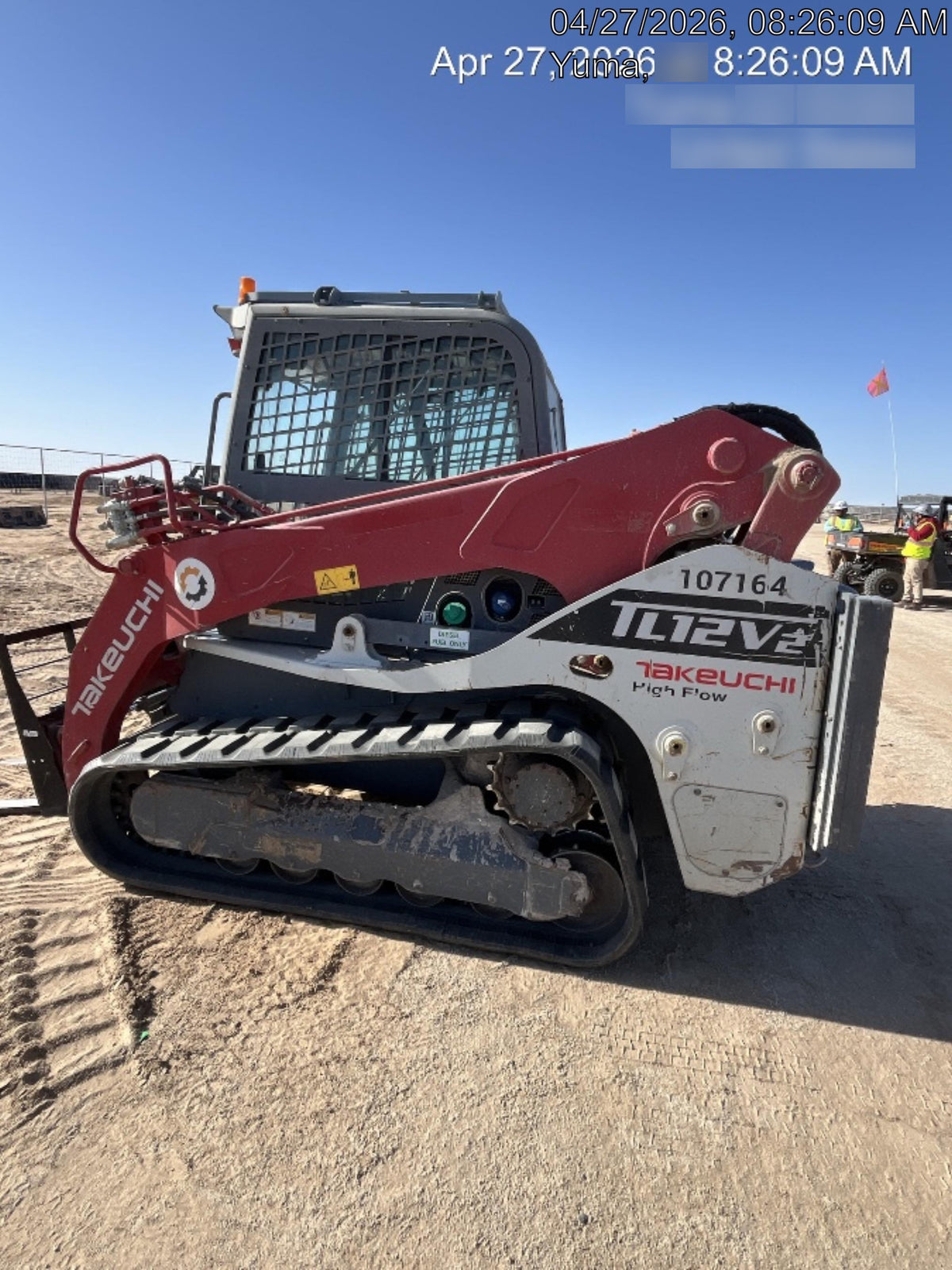 2020 Takeuchi TL12V2-CRH Cab, Rubber Track, & HF